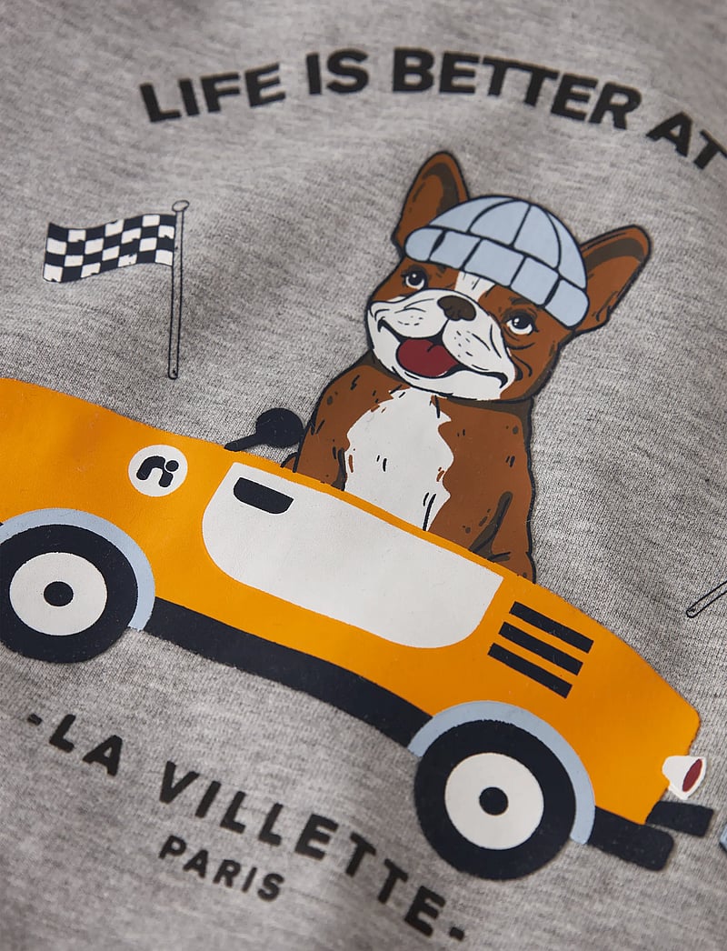 name it - NMMROVAL LS SWEAT BRU BOX - sweatshirts - grey melange - 3