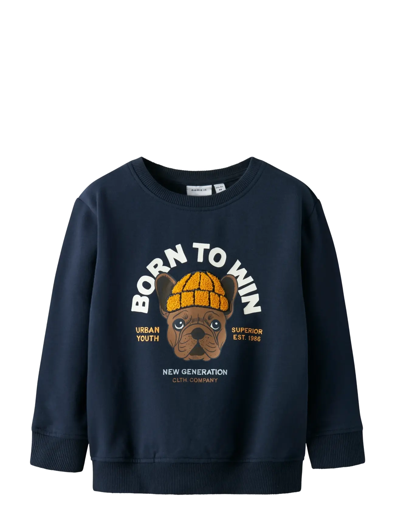 name it NMMRIGUNA LS NREG SWEAT BRU BOX - 4 for 3 - NAVY BLAZER / navy