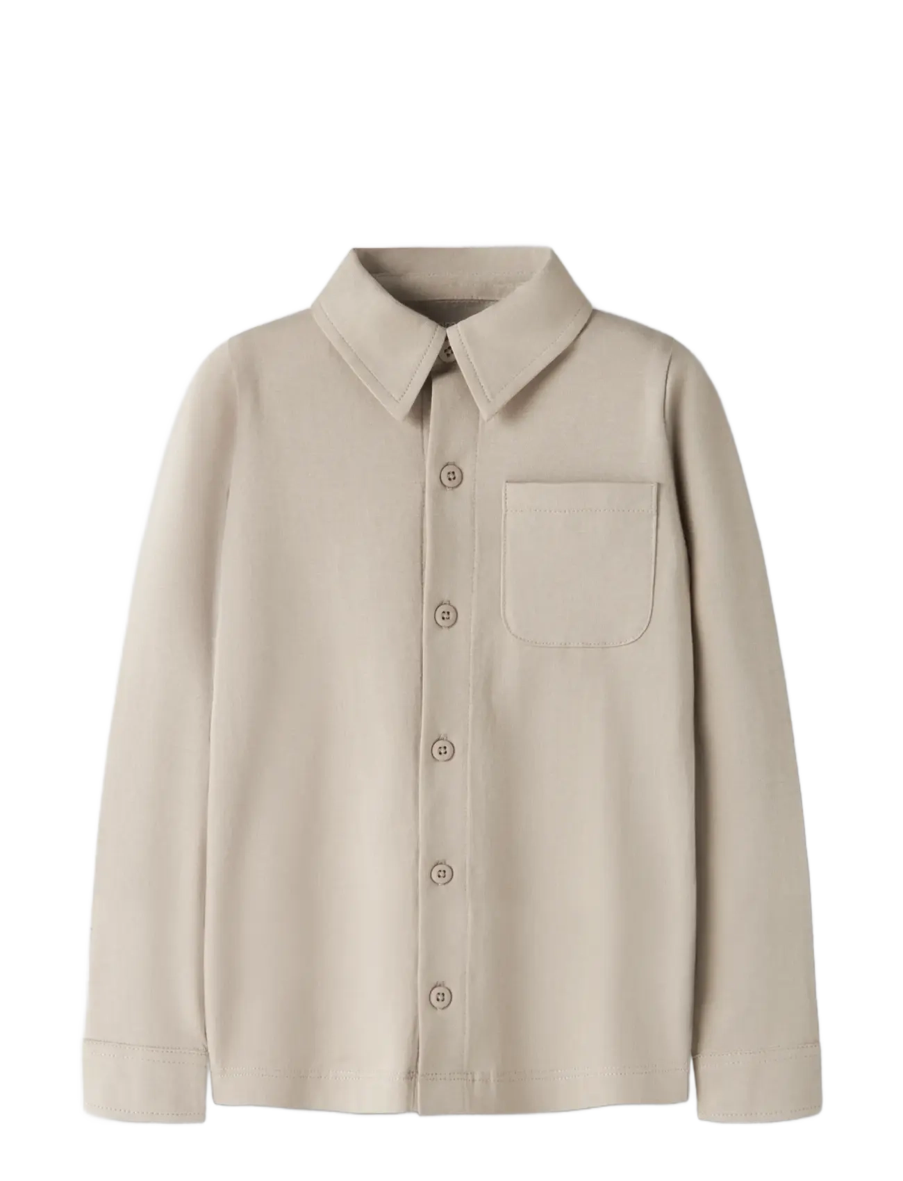 name it - NMMRONALO LS JERSEY SHIRT - langärmlige hemden - island fossil - 2