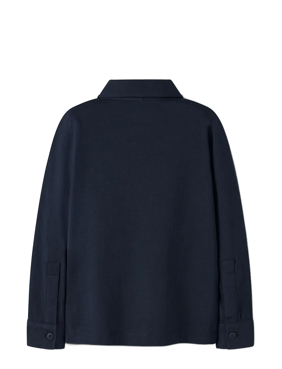 name it - NMMRONALO LS JERSEY SHIRT - langärmlige hemden - navy blazer - 1