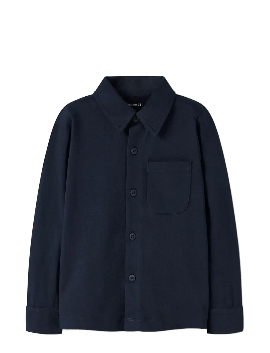 name it - NMMRONALO LS JERSEY SHIRT - langärmlige hemden - navy blazer - 2