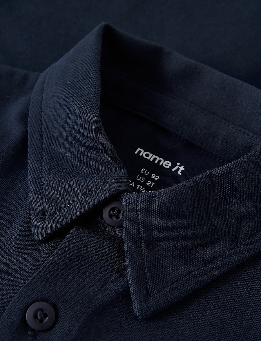 name it - NMMRONALO LS JERSEY SHIRT - langärmlige hemden - navy blazer - 3