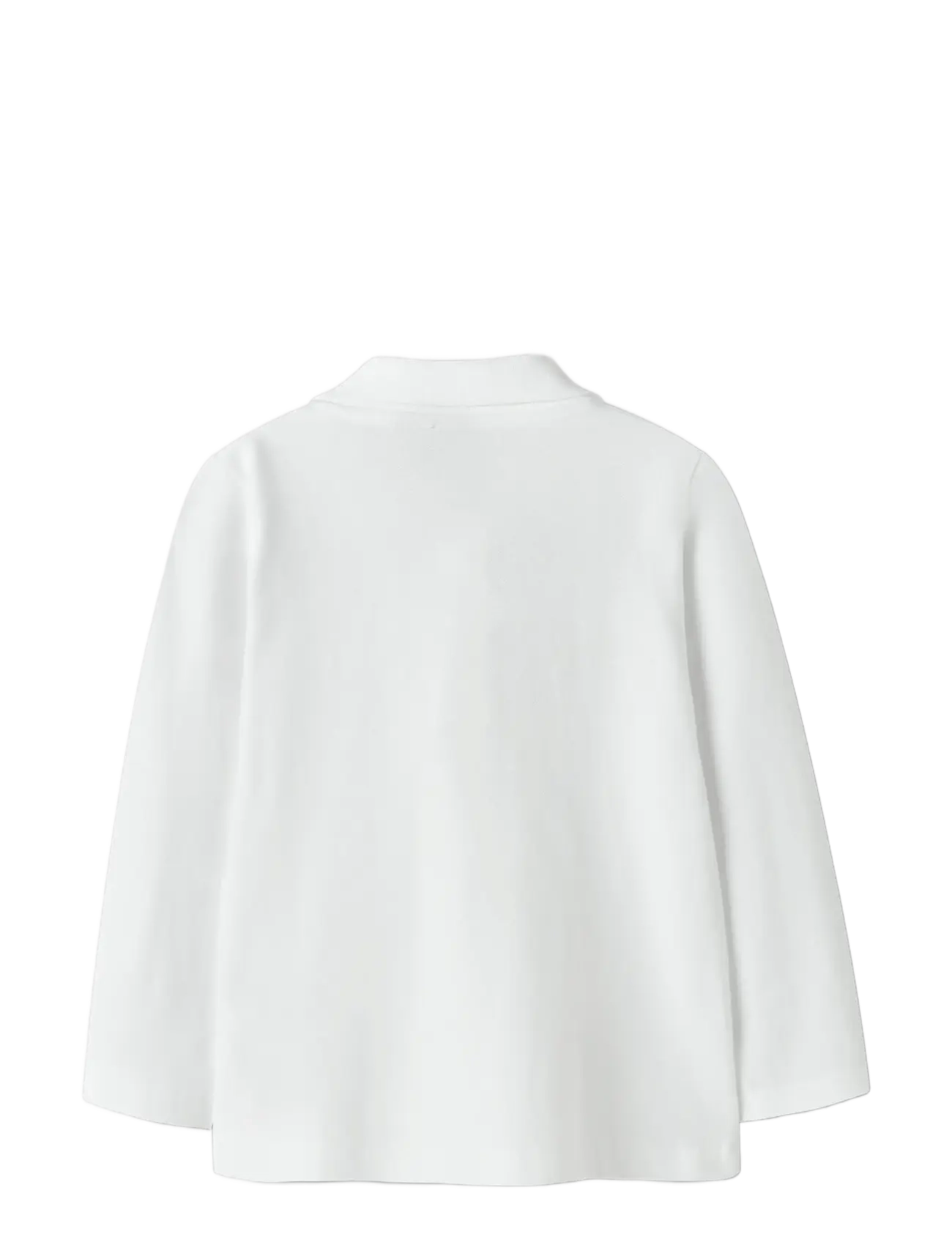 name it - NMMROGULA LS POLO - bright white - 1