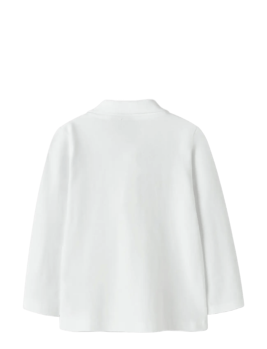name it - NMMROGULA LS POLO - bright white - 1