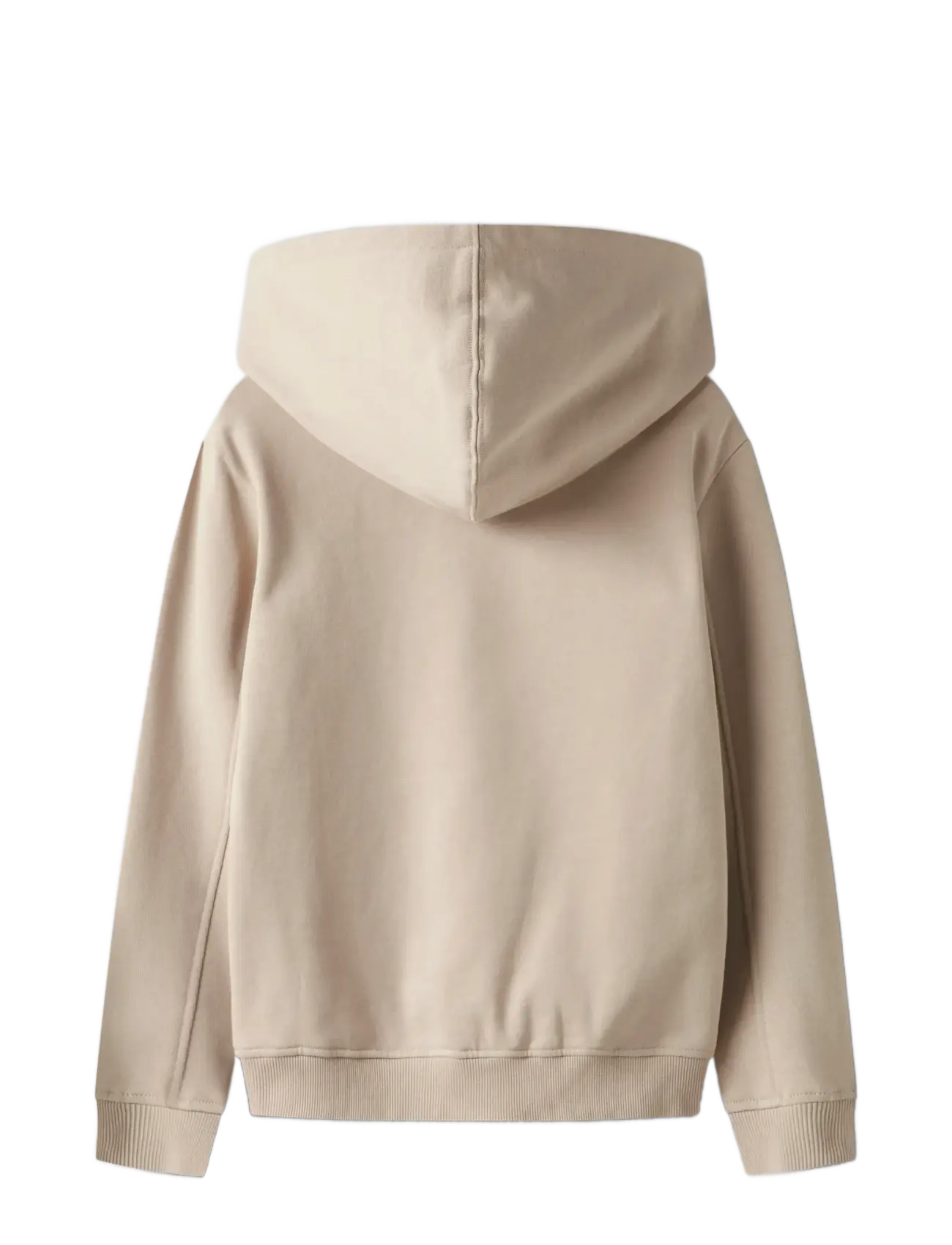 name it - NKFRYCCA LS NREG SWEAT WH BRU BOX - kapuzenpullover - cement - 2