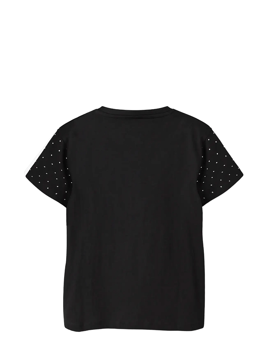 name it - NKFRUAJA SS NREG TOP NOOS - lühikeste varrukatega t-särgid - black - 1