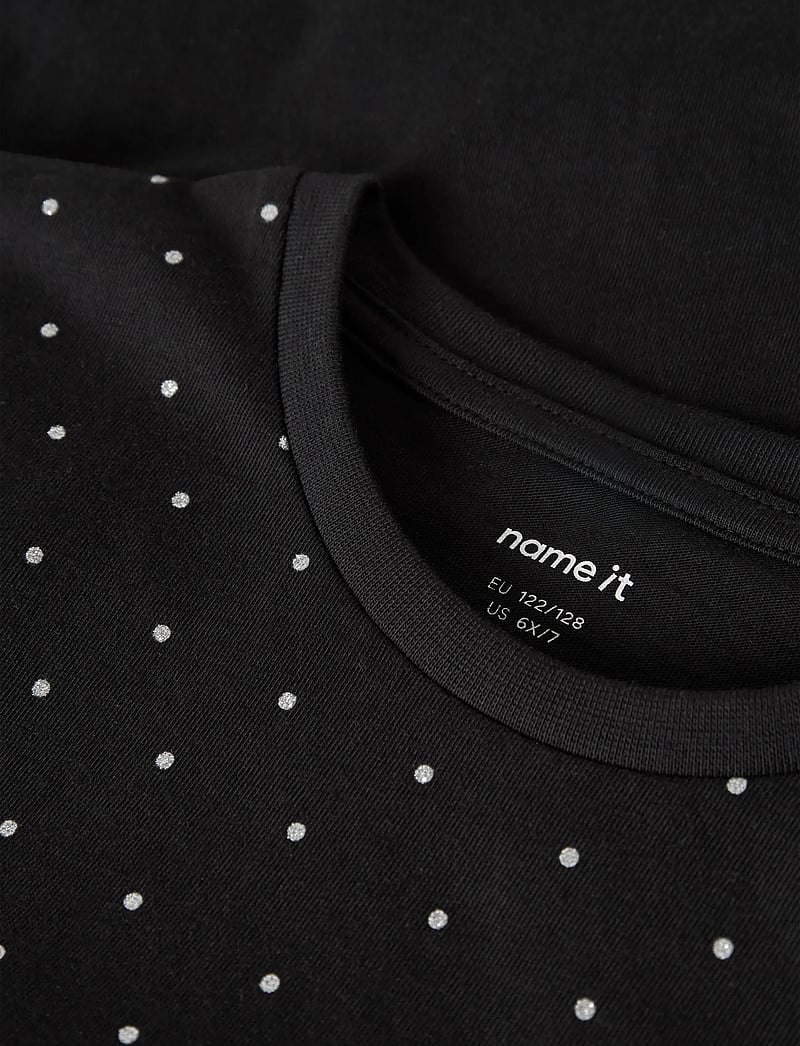 name it - NKFRUAJA SS NREG TOP NOOS - kortærmede t-shirts - black - 3