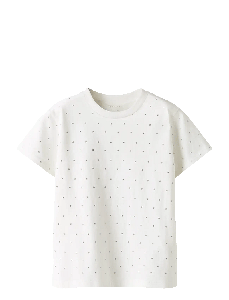 name it - NKFRUAJA SS NREG TOP NOOS - kortærmede t-shirts - bright white - 0