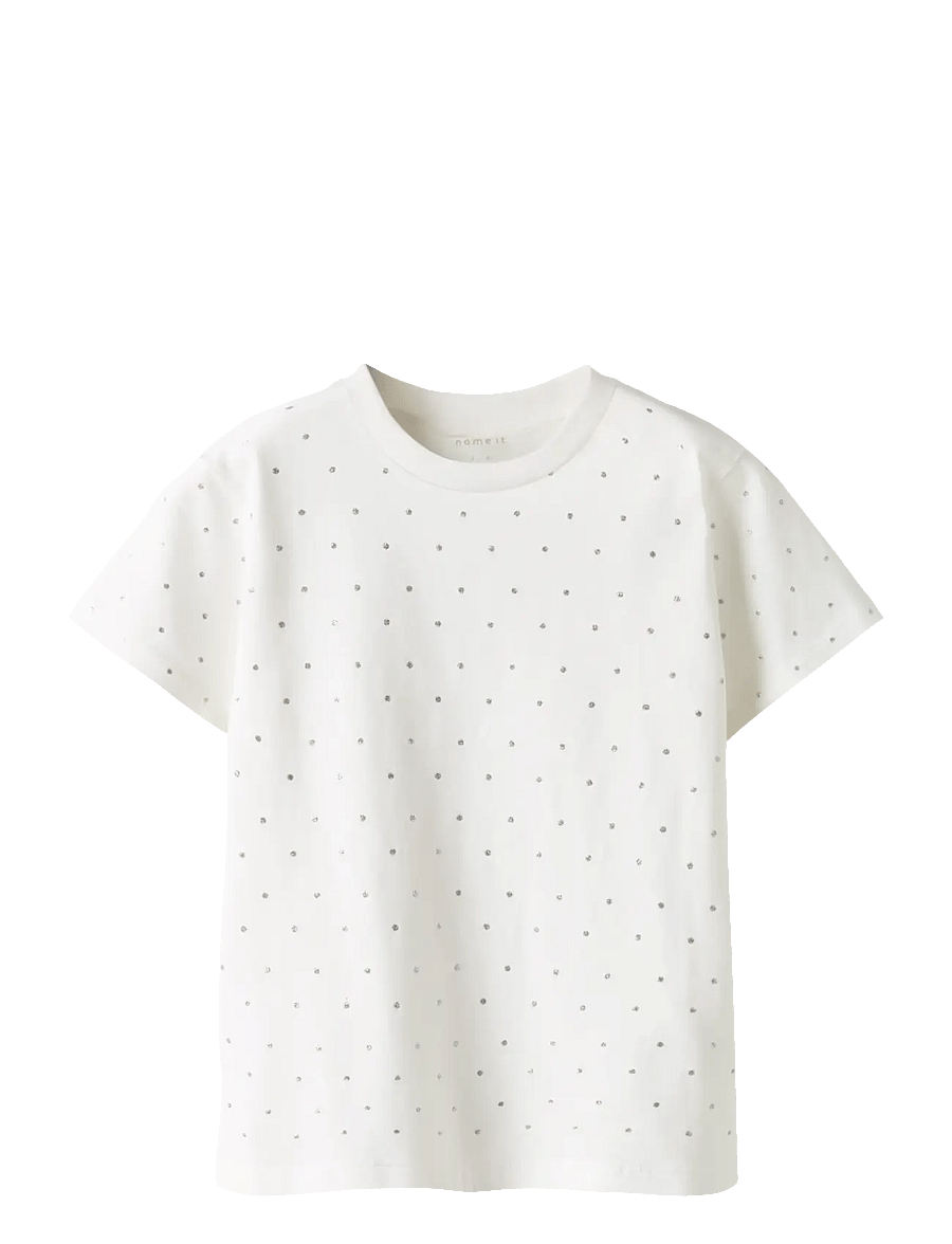 name it - NKFRUAJA SS NREG TOP NOOS - kortärmade t-shirts - bright white - 0
