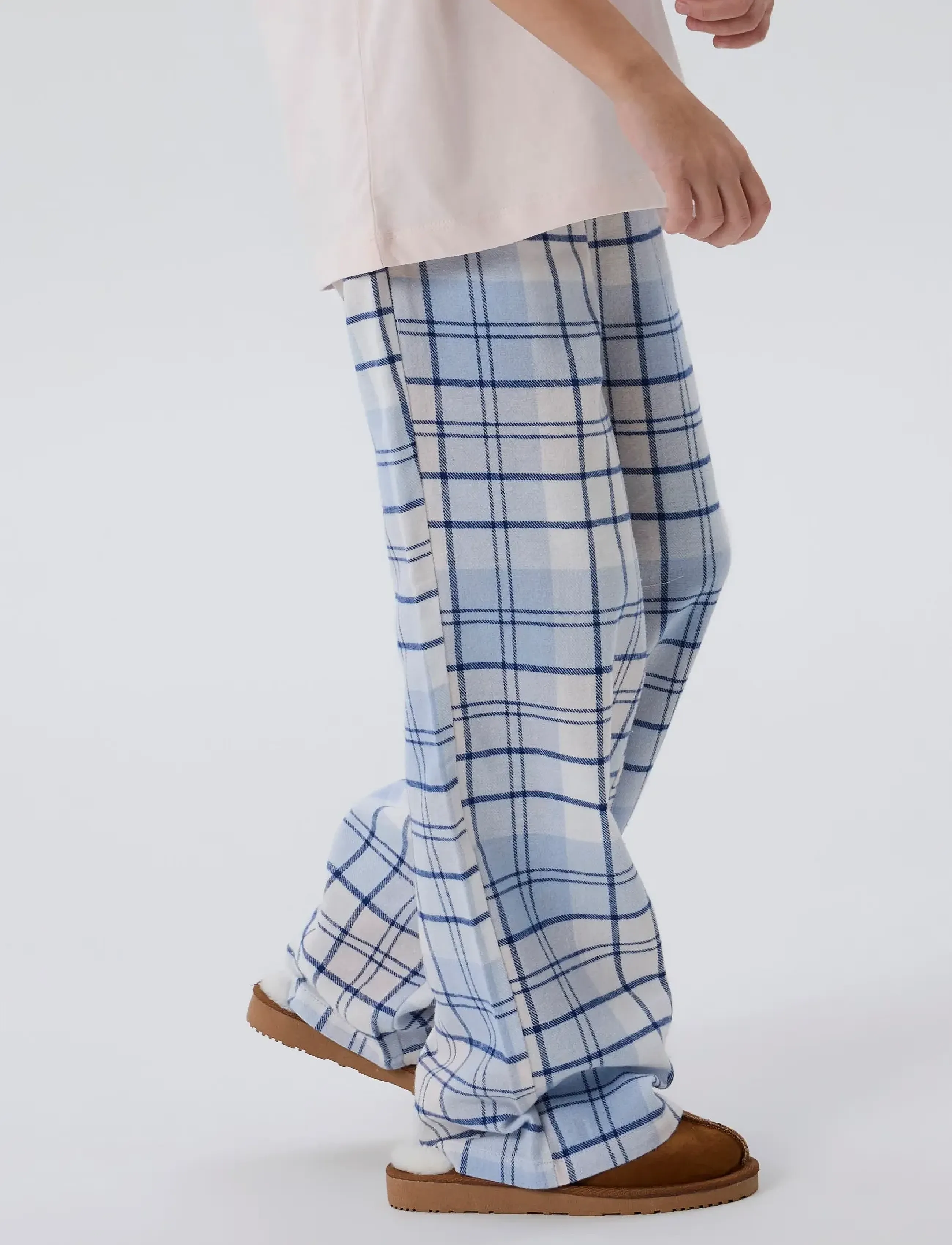 name it Nkfrikka Pant Box, 116, Pyjamas, Blau - Pyjama Pants, Kinder