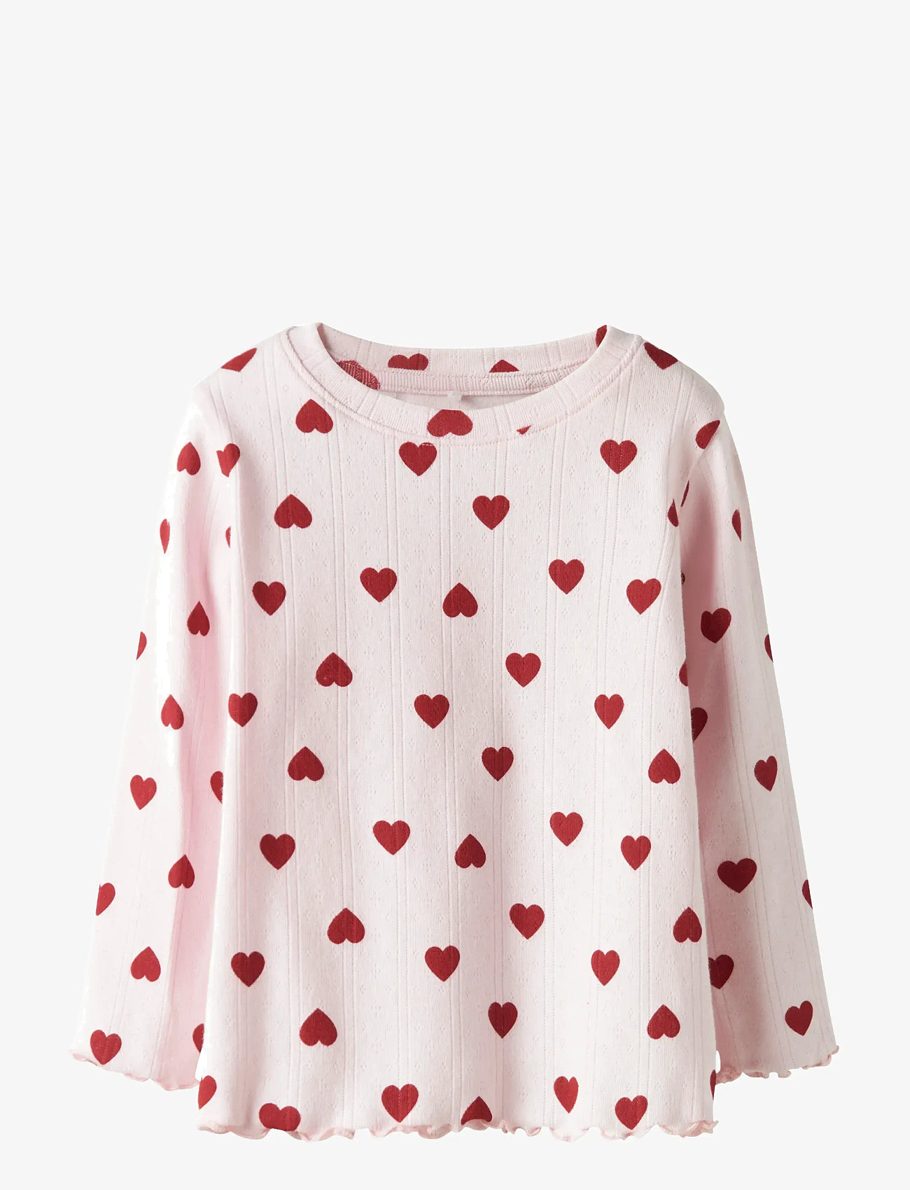 name it - NMFRUSLA LS TOP - langærmede t-shirts - mauve morn - 1