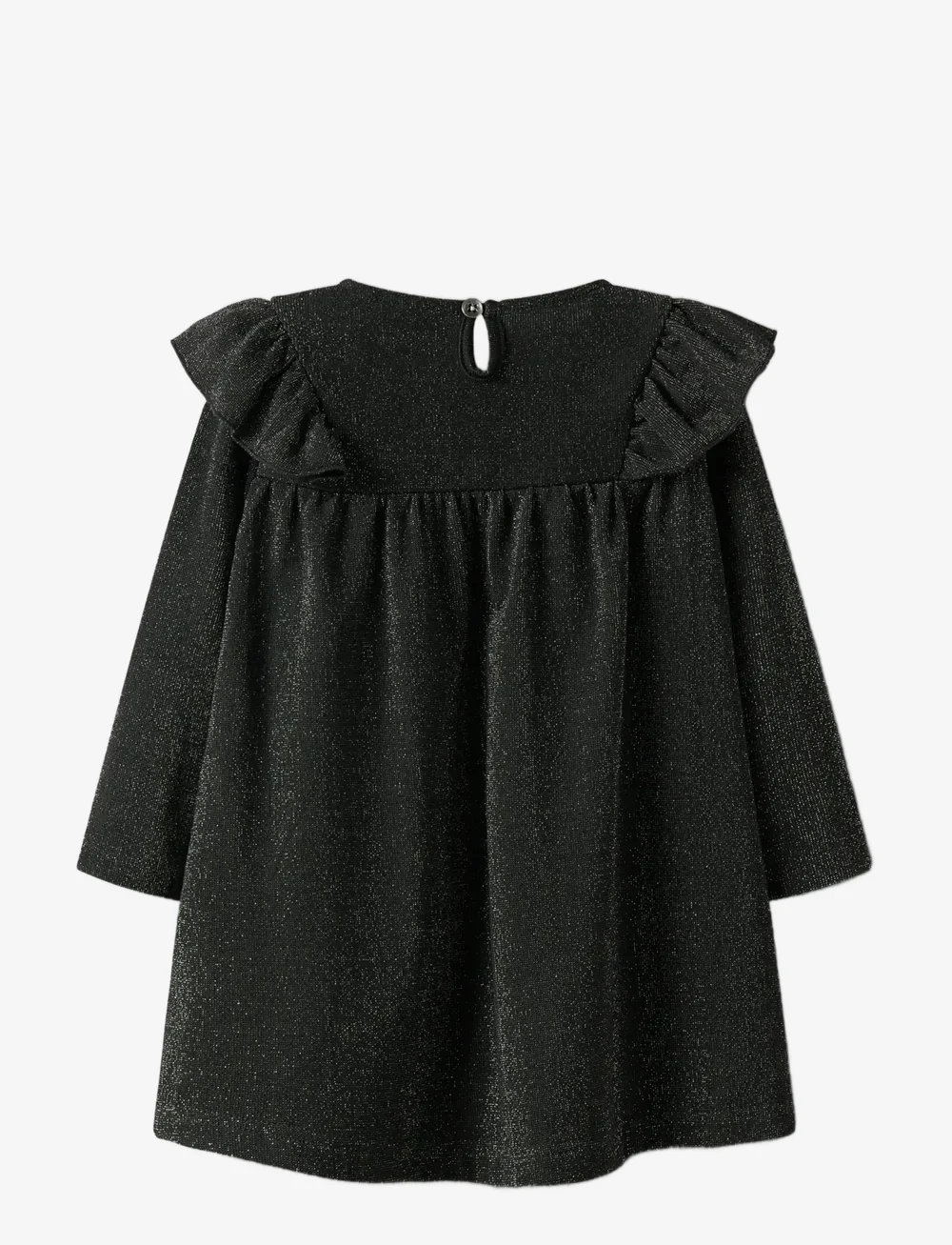 name it - NMFROISIN M LS DRESS - peokleidid - black - 2