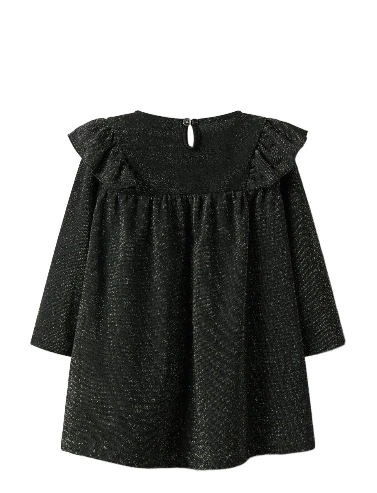 name it - NMFROISIN M LS DRESS - festklänningar - black - 2