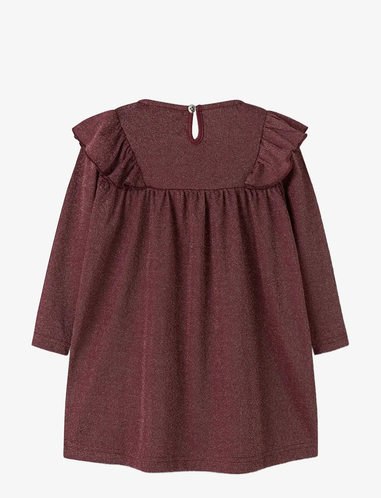 name it - NMFROISIN M LS DRESS - partydresses - burgundy - 1