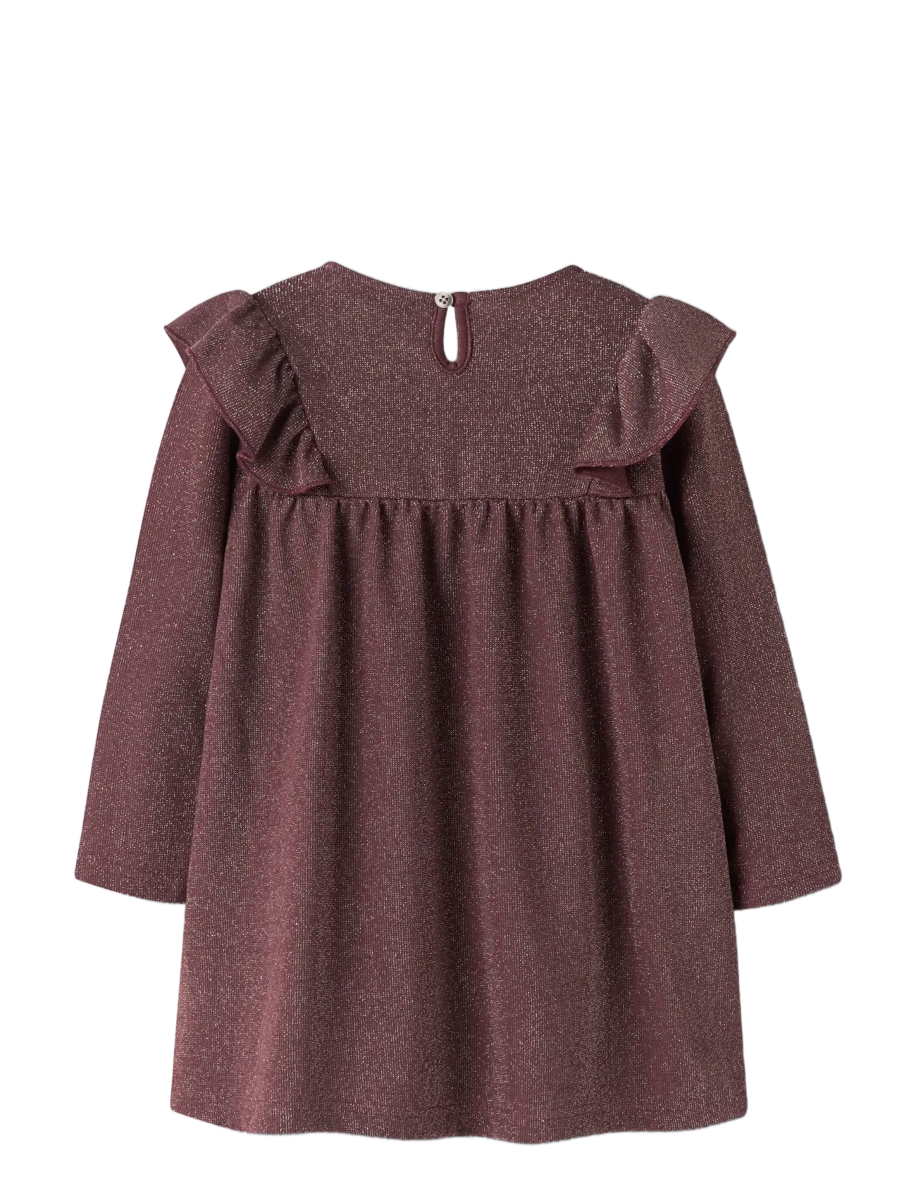 name it - NMFROISIN M LS DRESS - festkjoler - catawba grape - 1