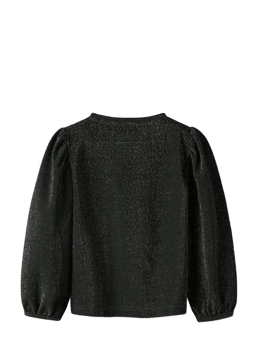 name it - NMFROISIN LS TOP - langärmelig - black - 2