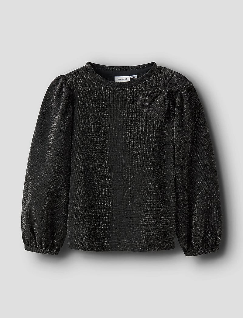 name it - NMFROISIN LS TOP - langärmelig - black - 0