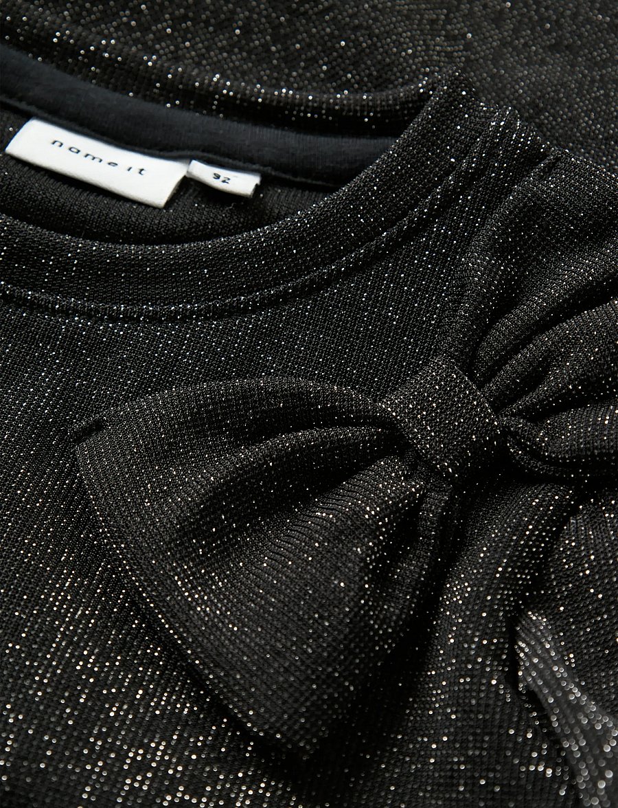 name it - NMFROISIN LS TOP - langärmelig - black - 4