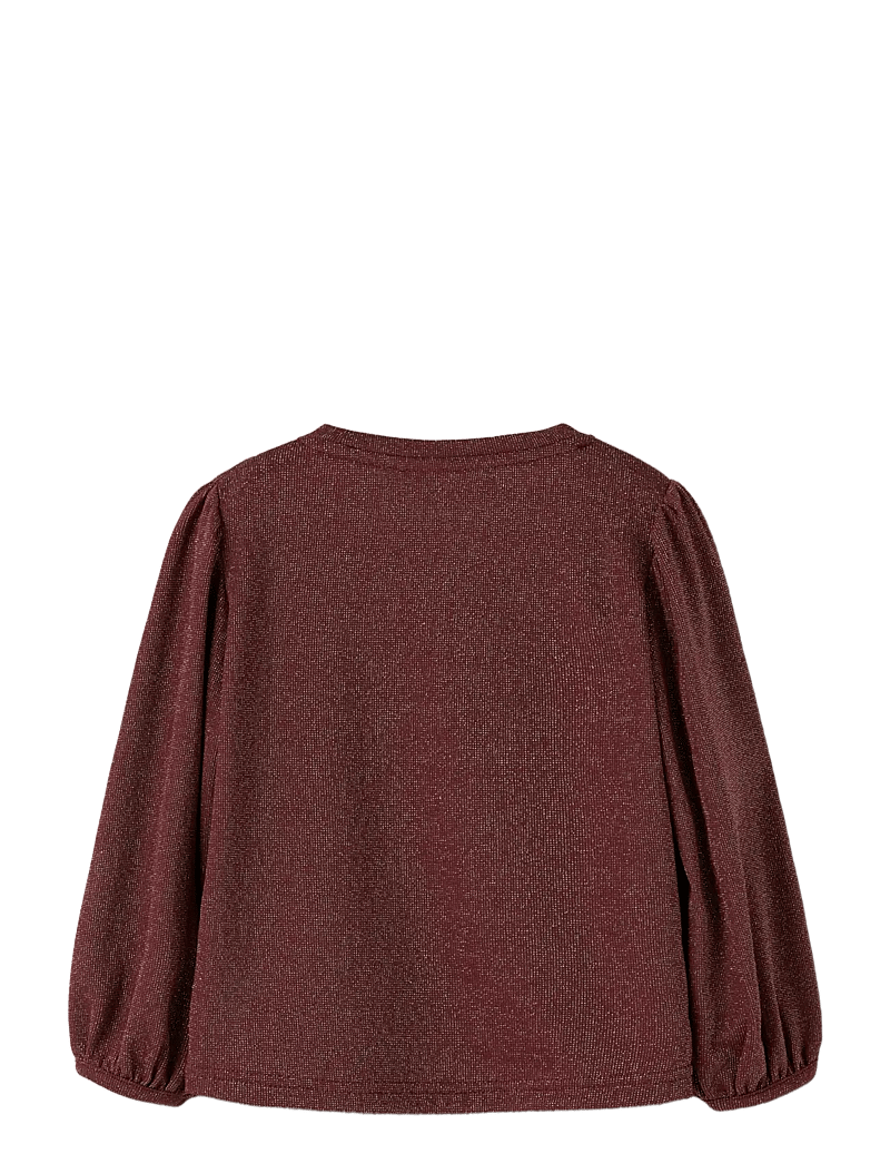 name it - NMFROISIN LS TOP - langärmelig - burgundy - 2