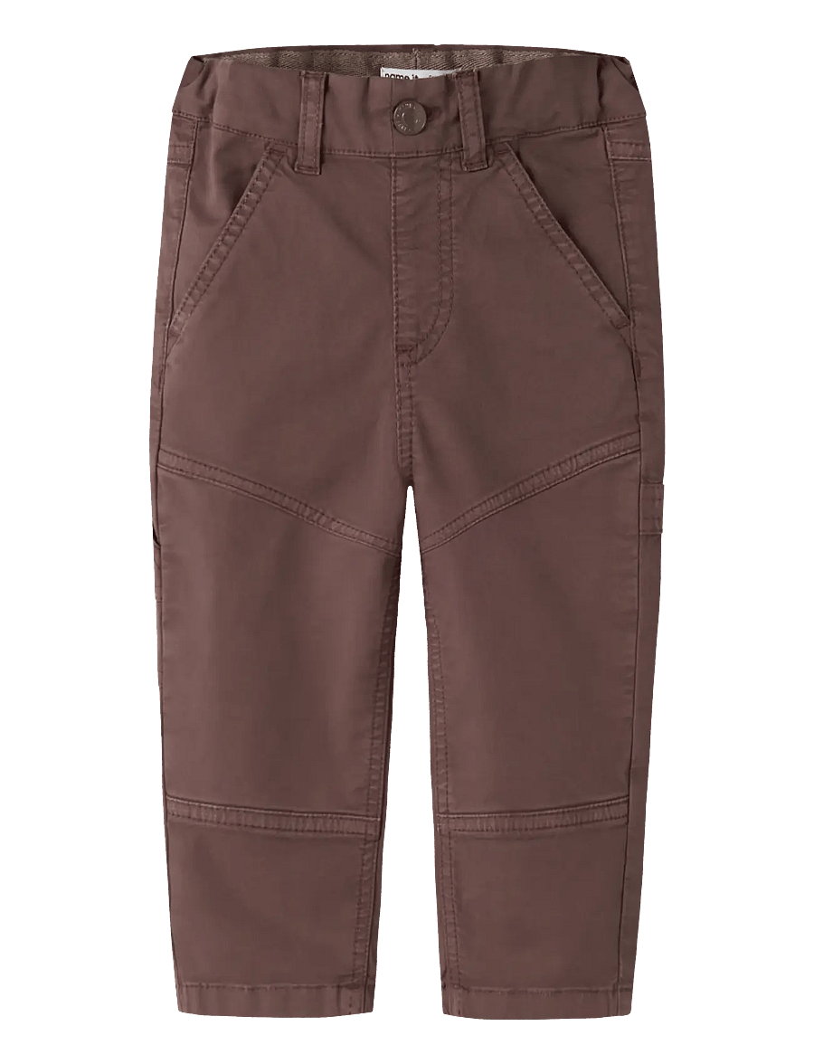 name it - NMMBEN TAP TWI PANT CARP 5722-FG NOOS - babybukser - french roast - 0