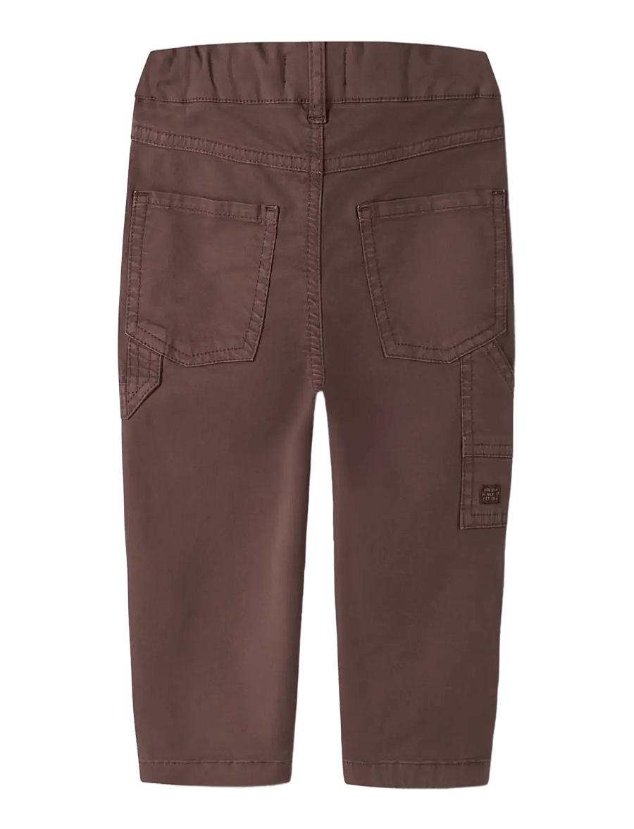 name it - NMMBEN TAP TWI PANT CARP 5722-FG NOOS - babybukser - french roast - 1