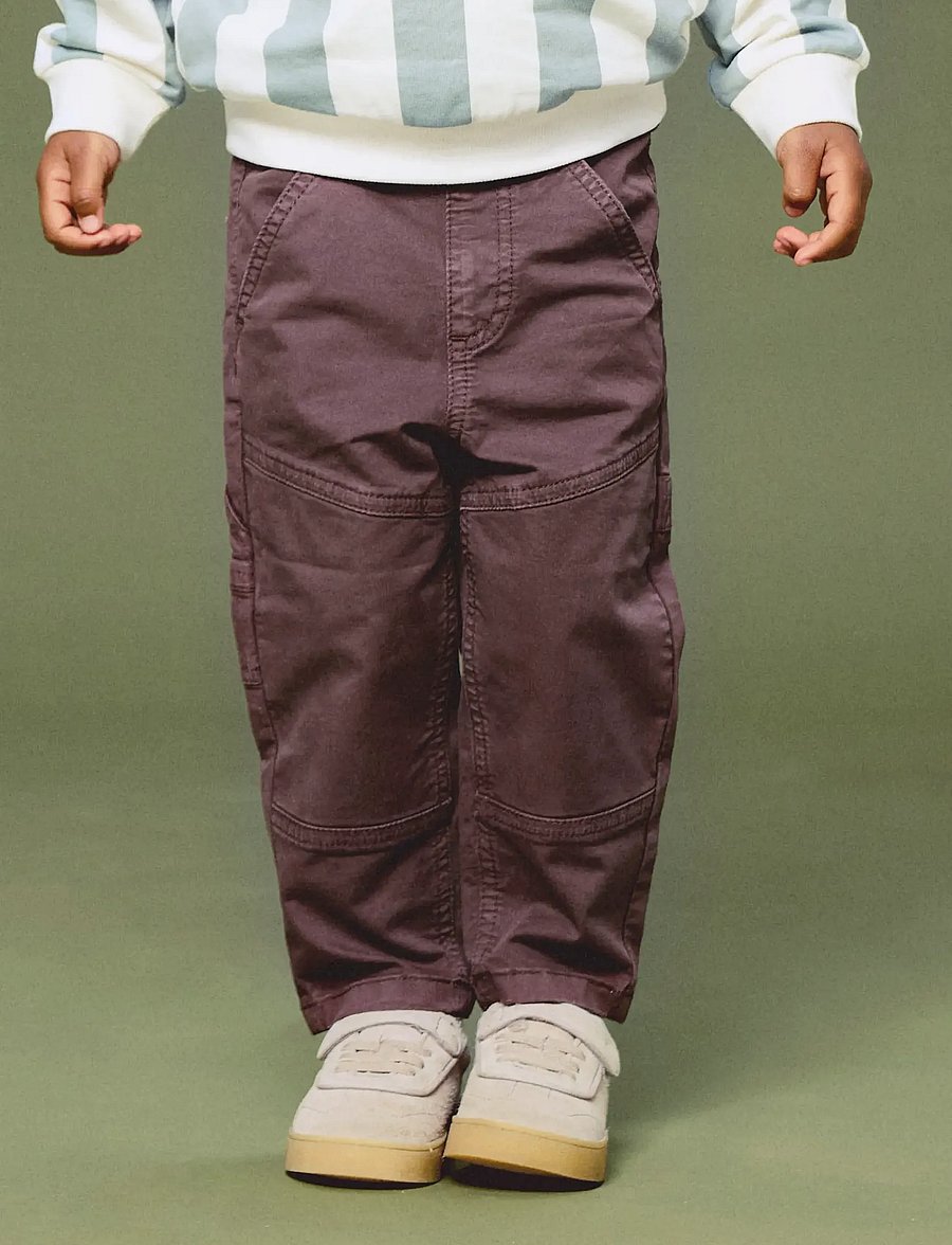 name it - NMMBEN TAP TWI PANT CARP 5722-FG NOOS - babybukser - french roast - 3