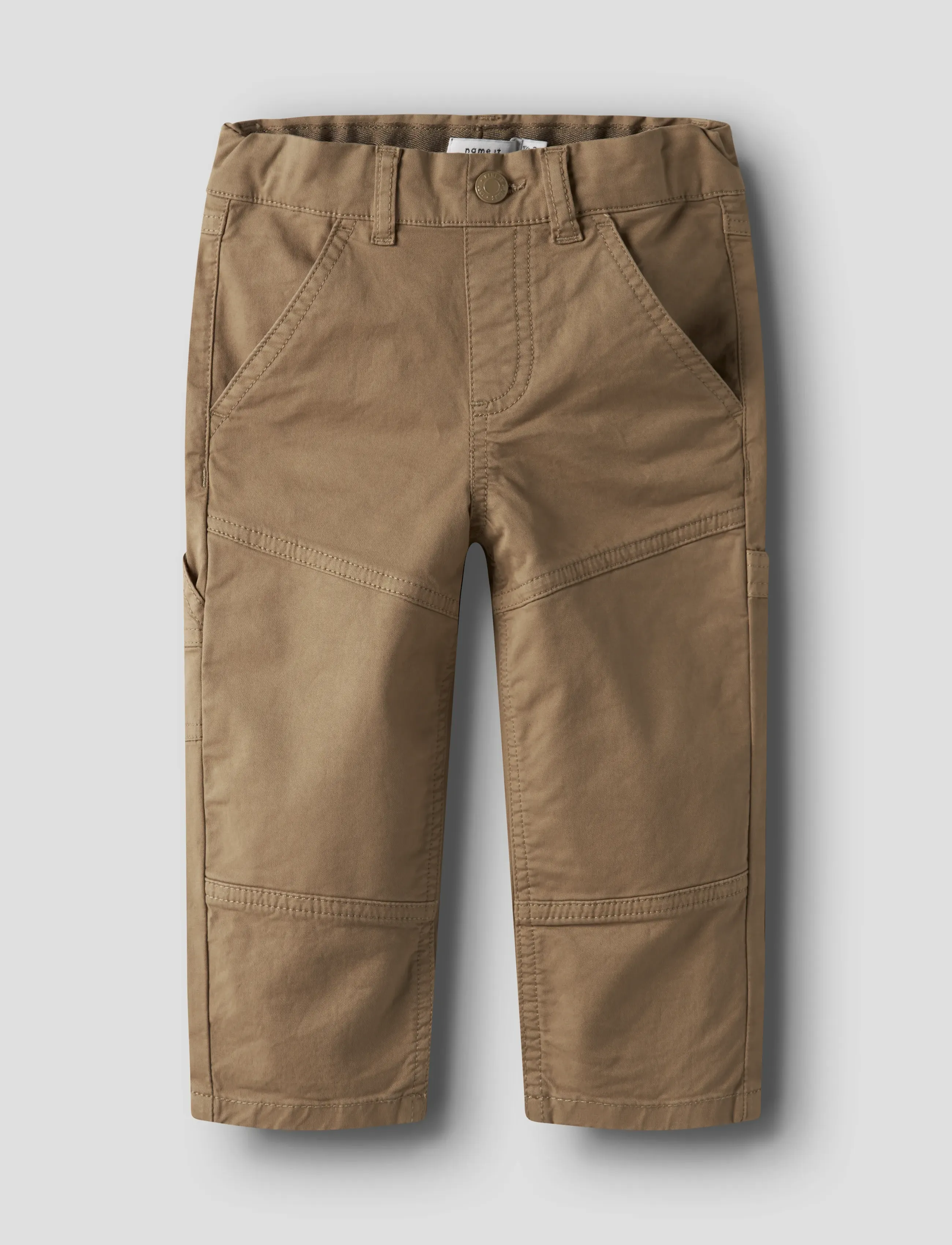 name it NMMBEN TAP TWI PANT CARP 5722-FG NOOS - Babybyxor - KELP / beige