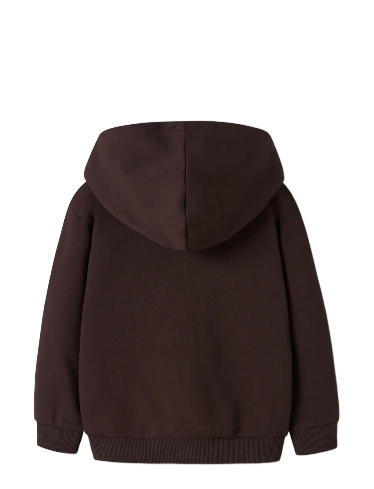name it - -NMMVOLTINUS NREG SWEAT CARD WH BRU - kapuzenpullover - chocolate plum - 1