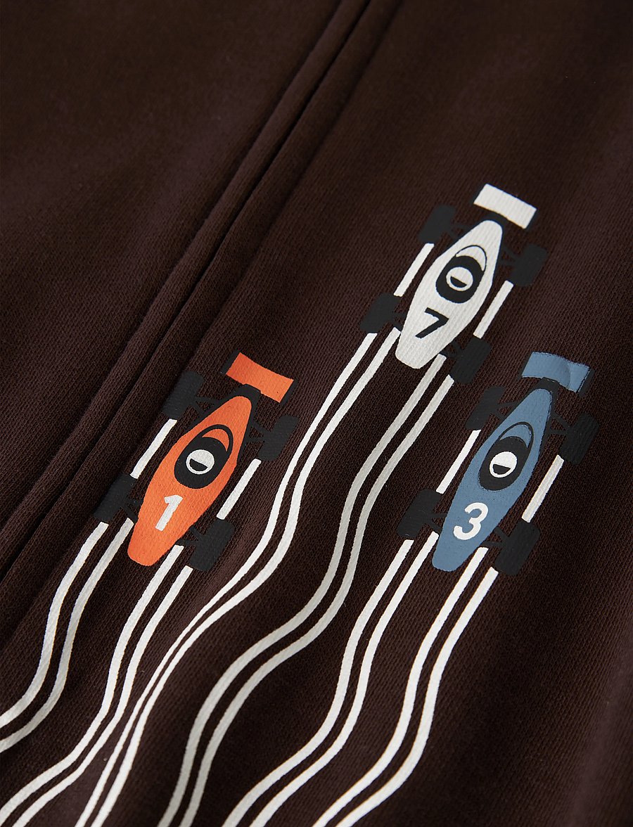 name it - -NMMVOLTINUS NREG SWEAT CARD WH BRU - kapuzenpullover - chocolate plum - 3