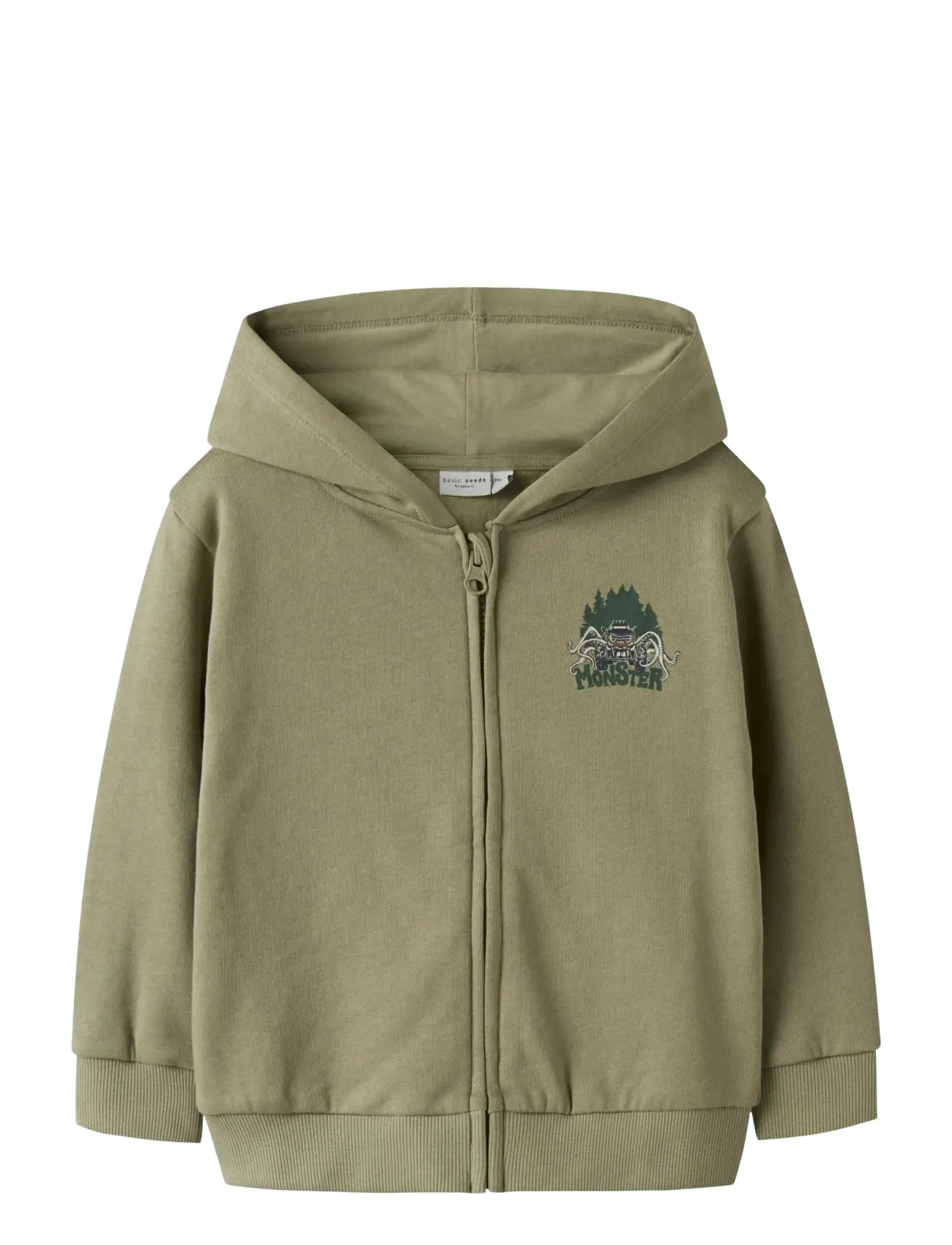 name it NMMVOLTINUS NREG SWEAT CARD WH BRU - Overdele - MERMAID / khaki/green