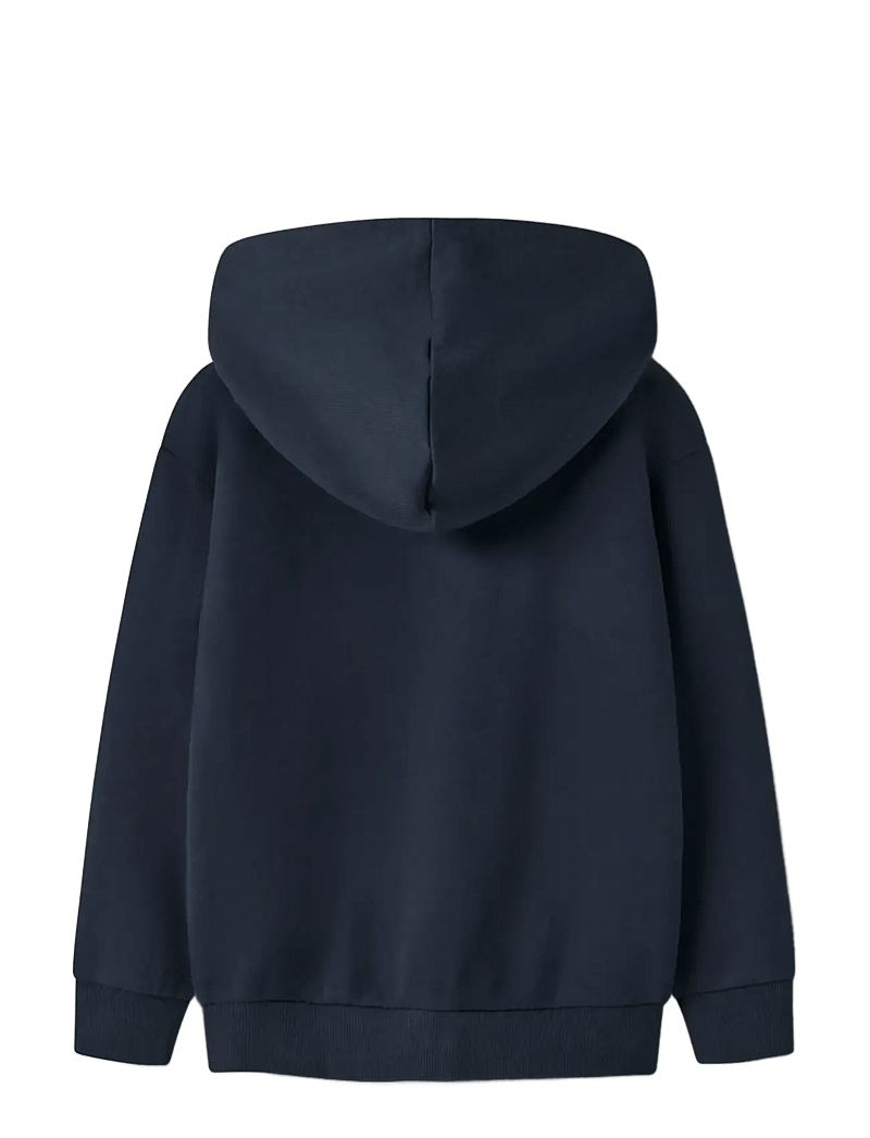 name it - NMMVOLTINUS NREG SWEAT CARD WH BRU - hættetrøjer - navy blazer - 1