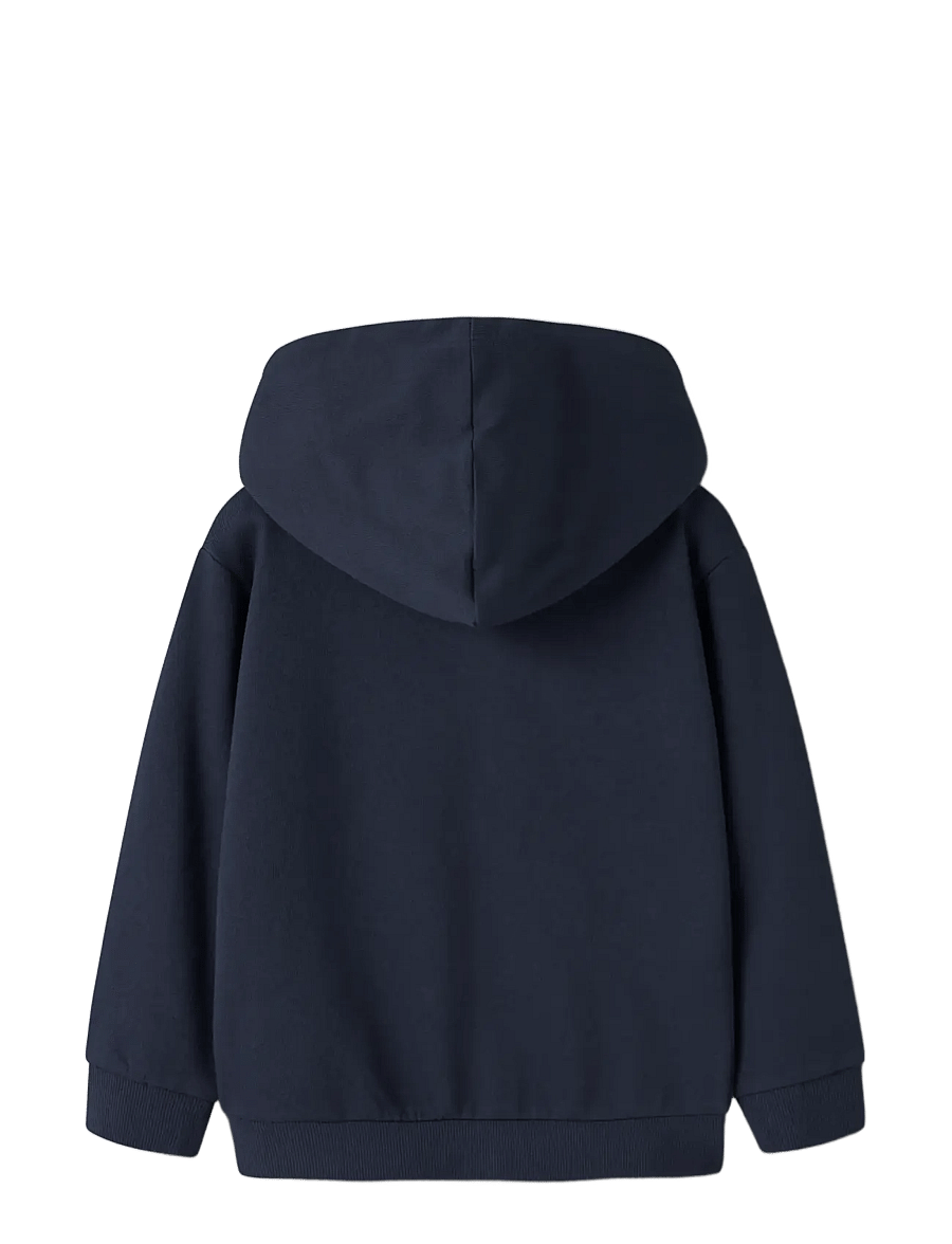 name it - -NMMVOLTINUS NREG SWEAT CARD WH BRU - kapuzenpullover - navy blazer - 1