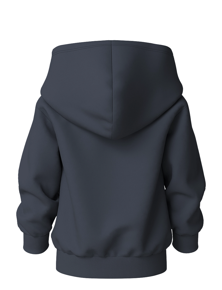name it - -NMMVOLTINUS NREG SWEAT CARD WH BRU - kapuzenpullover - ombre blue - 1