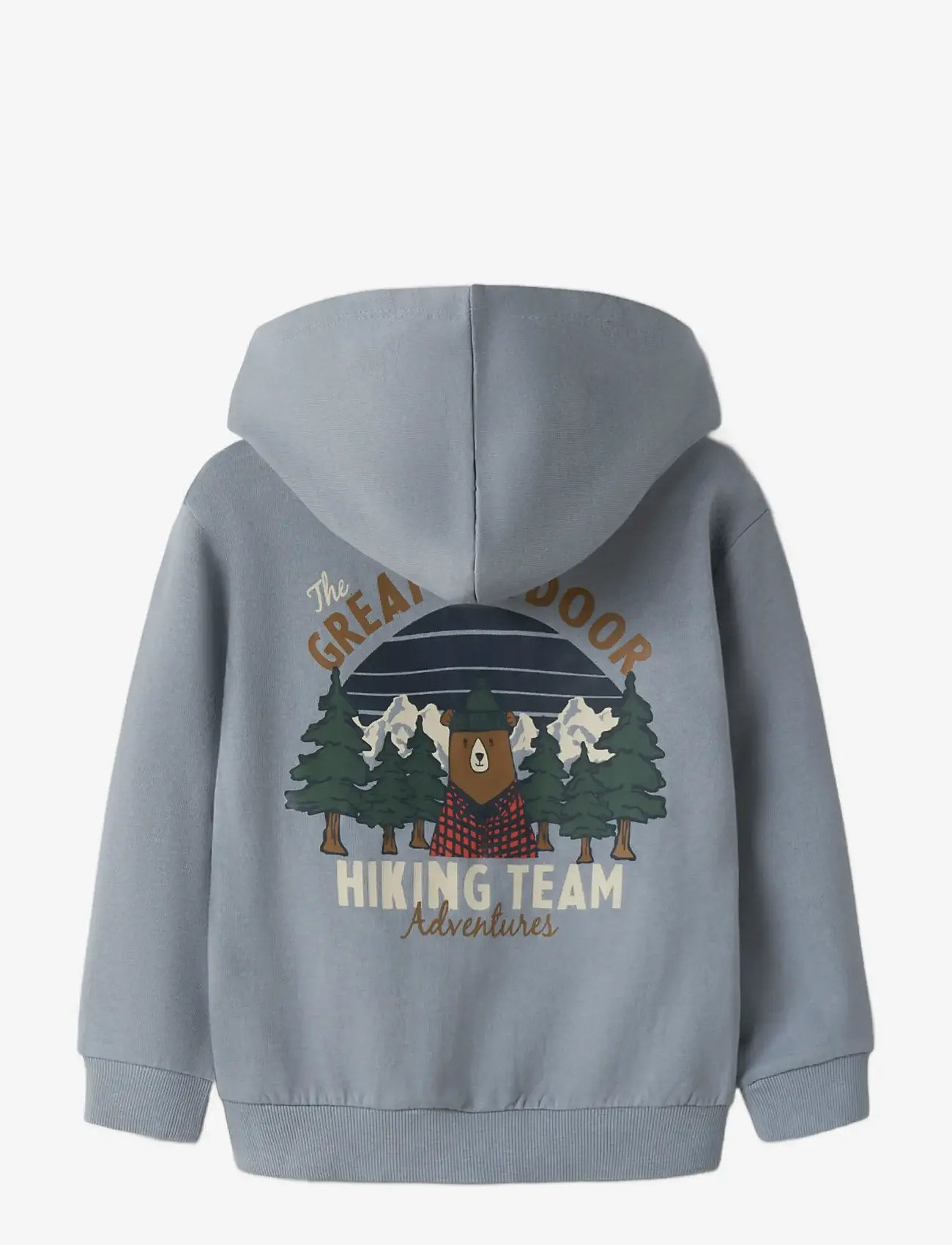 name it - NMMVOLTINUS NREG SWEAT CARD WH BRU - kapuutsiga dressipluusid - tradewinds - 2