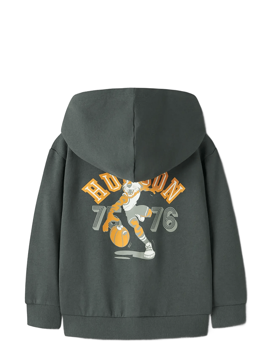 name it - -NMMVOLTINUS NREG SWEAT CARD WH BRU - hættetrøjer - urban chic - 1