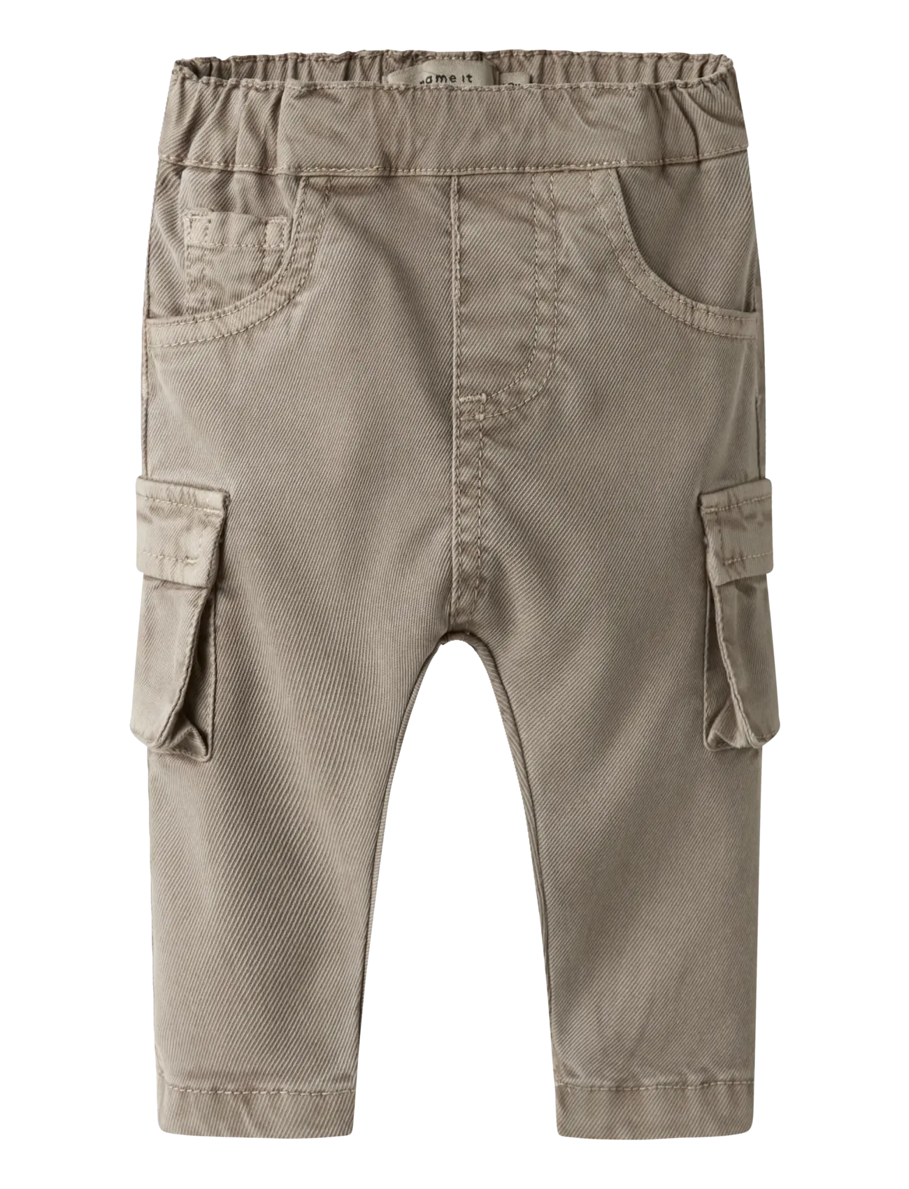 name it NBMBEN BAGGY CARGO TWI PANT 8950-PO NOOS - Cargobukser - CHINCHILLA / beige