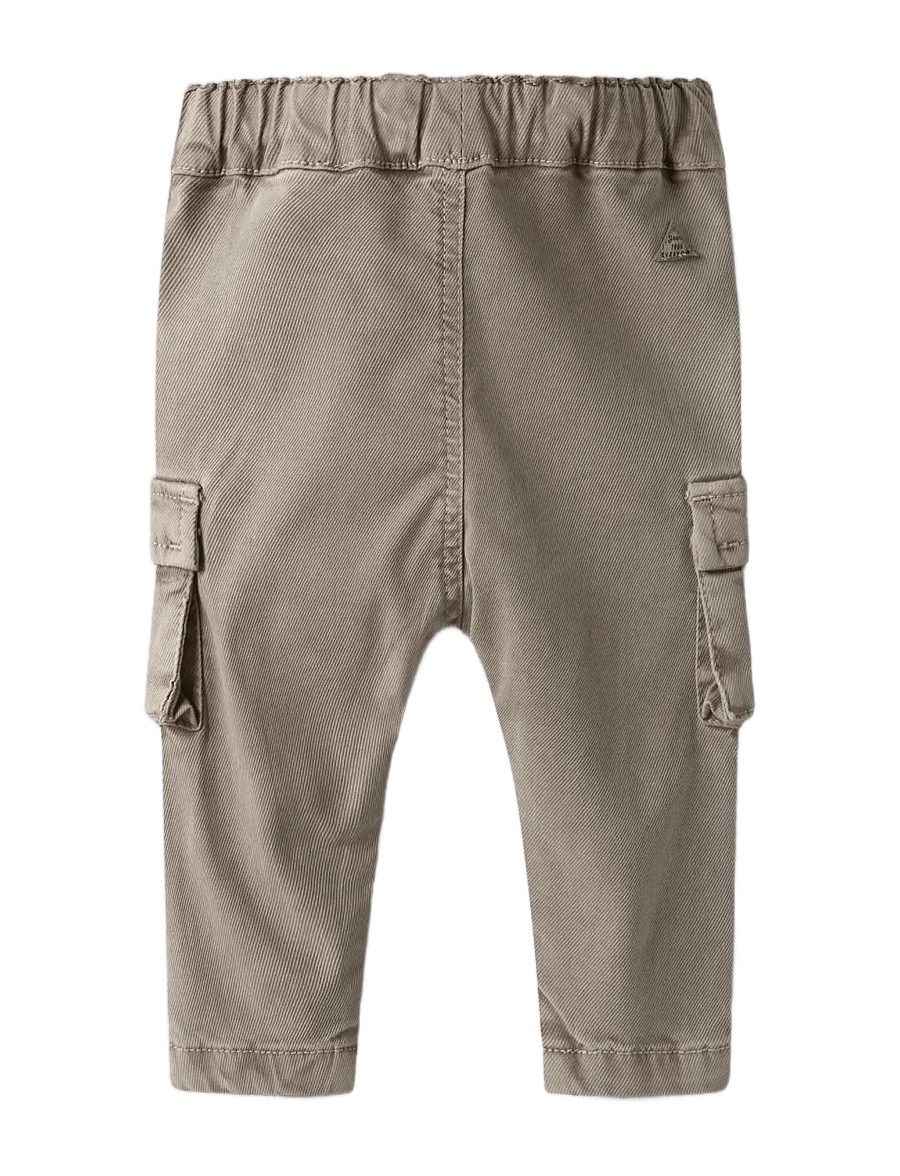 name it - NBMBEN BAGGY CARGO TWI PANT 8950-PO NOOS - cargohosen - chinchilla - 2