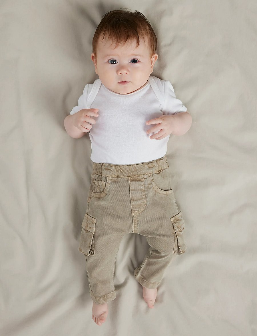 name it - NBMBEN BAGGY CARGO TWI PANT 8950-PO NOOS - cargohosen - chinchilla - 3
