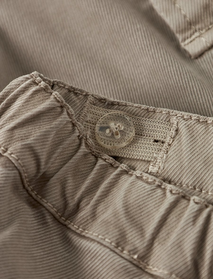 name it - NBMBEN BAGGY CARGO TWI PANT 8950-PO NOOS - cargohosen - chinchilla - 4
