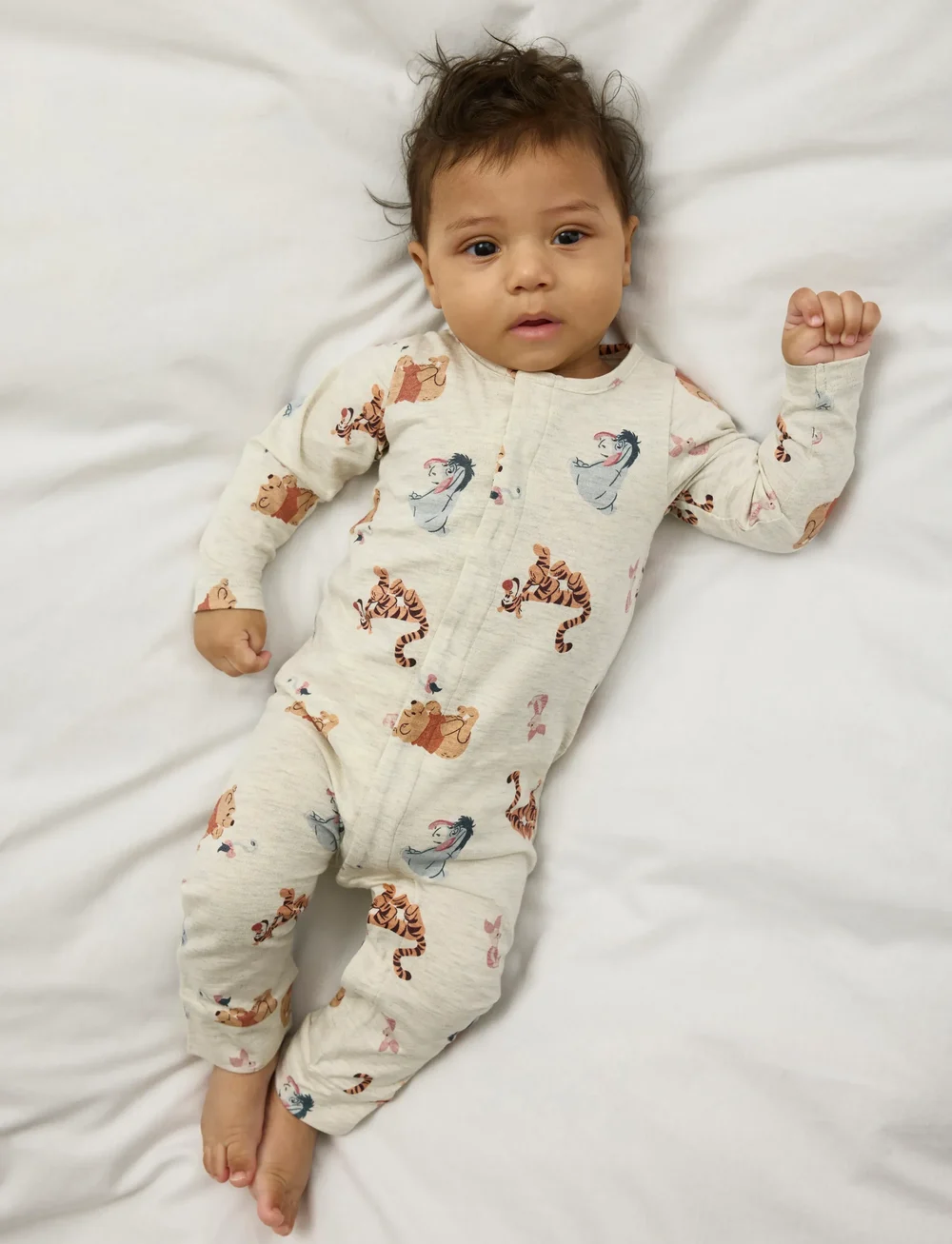 name it - NBNOLLU POOH LS NIGHTSUIT WDI - miego kombinezonai - peyote melange - 0