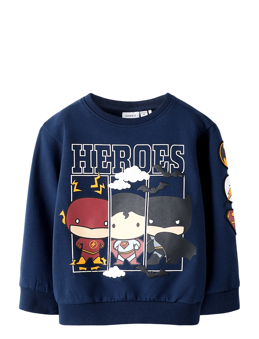 name it - NMMOSMUS BATMAN NREG SWEAT BRU WAB - dressipluusid - navy blazer - 0