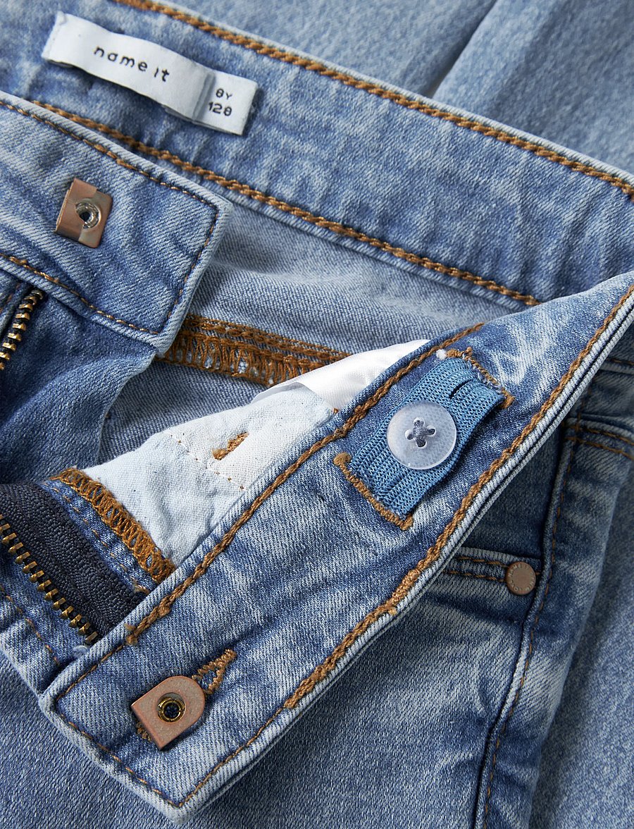 name it - NKFPOLLY SKINNY JEANS 5070-LM NOOS - dżinsy skinny fit - medium blue denim - 5