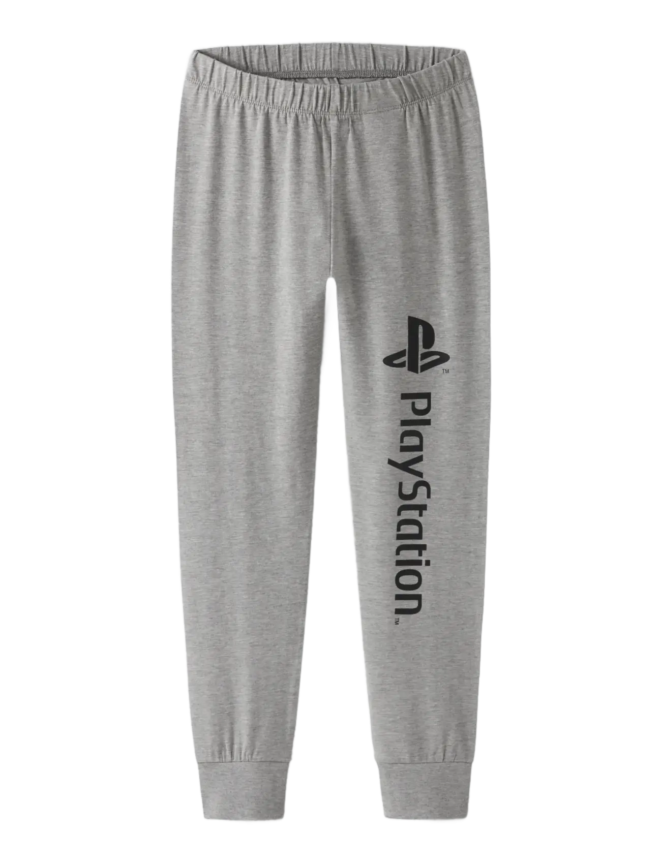 name it - NKMOLYMPOS PS LS NIGHTSET BFU - pyjama-sets - grey melange - 2