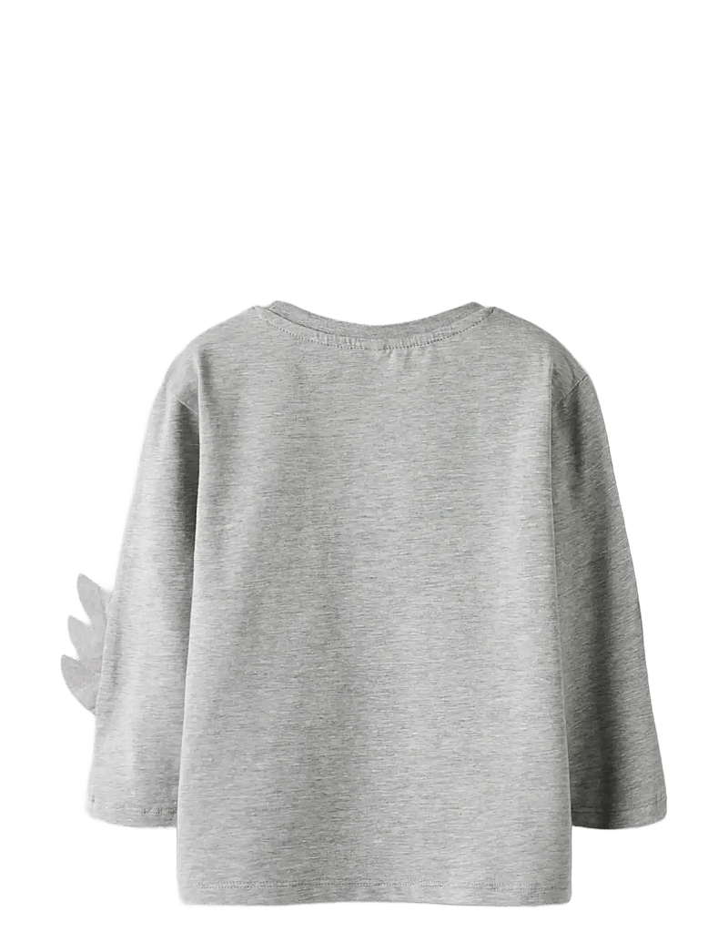 name it - NMMOLEJ BATMAN LS NREG TOP BOX WAB - langærmede t-shirts - grey melange - 1