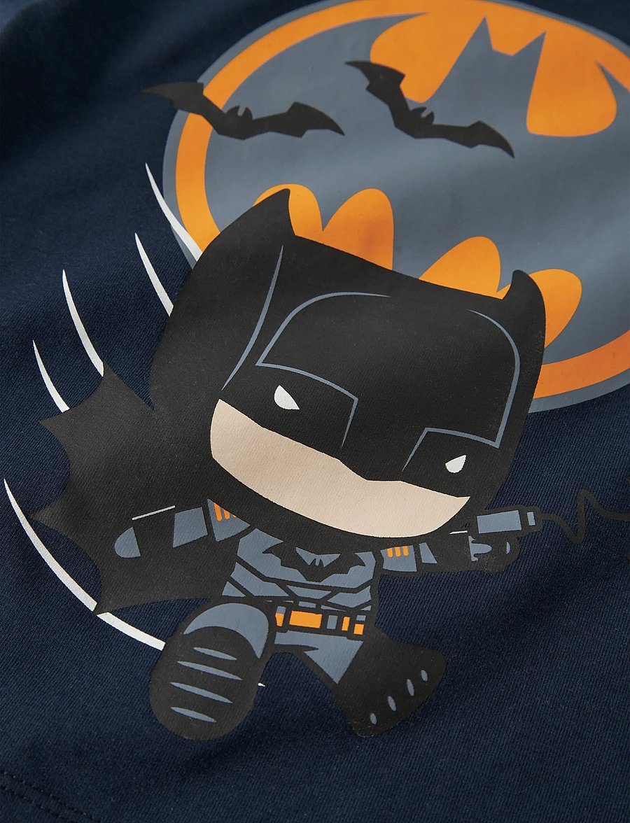 name it - NMMOLEJ BATMAN LS NREG TOP BOX WAB - långärmade t-shirts - navy blazer - 2