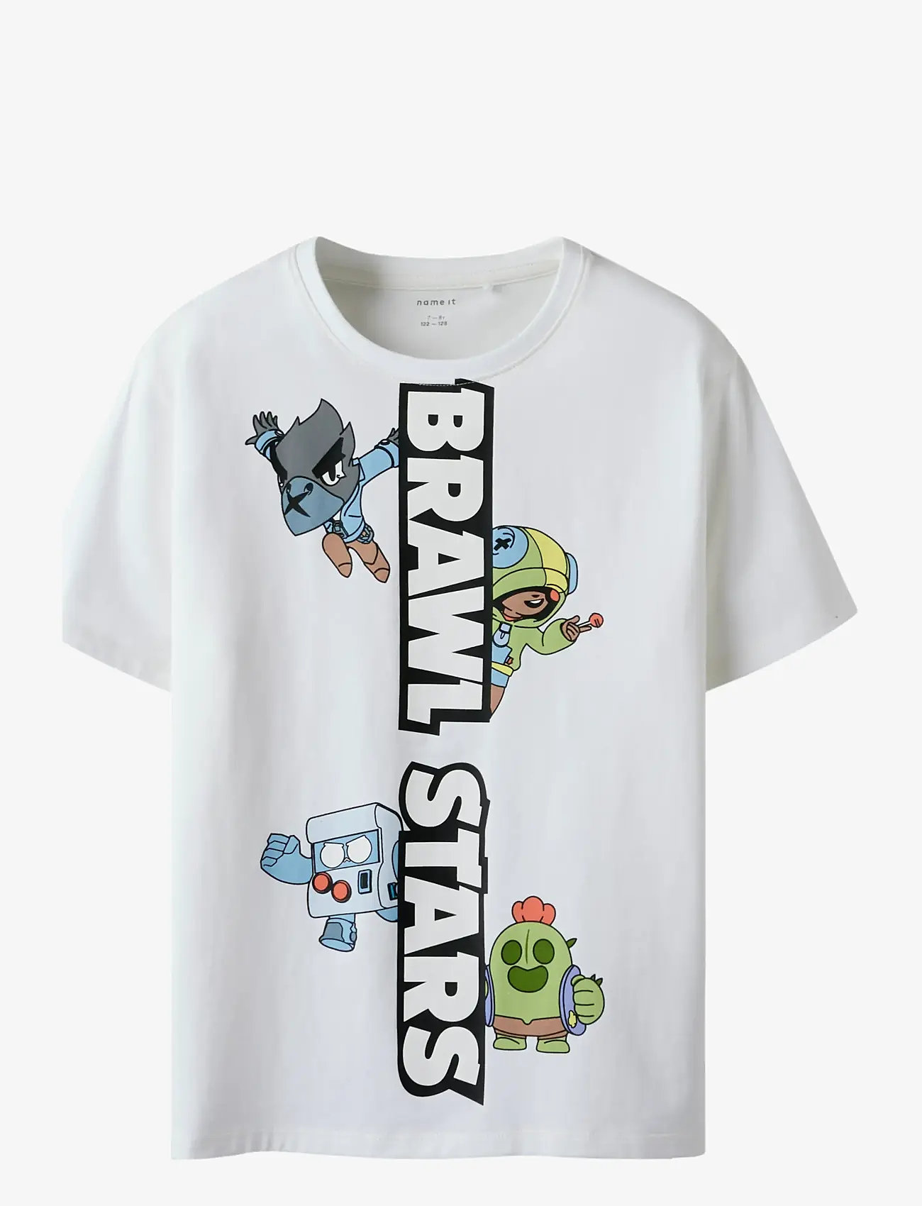 name it - NKMJOK BRWLST SS NREG TOP BOX NOOS BFU - lühikeste varrukatega t-särgid - bright white - 0