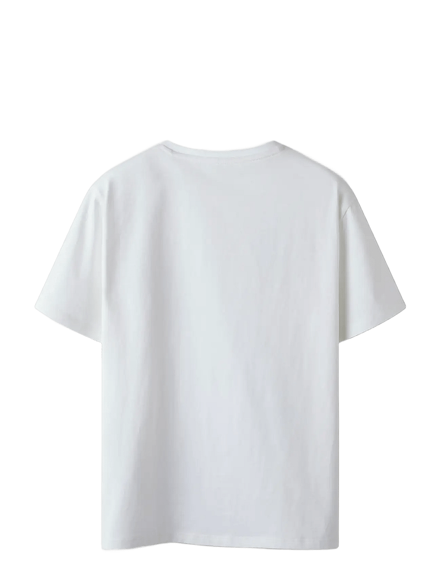 name it - NKMJOK BRWLST SS NREG TOP BOX NOOS BFU - kortærmede t-shirts - bright white - 1
