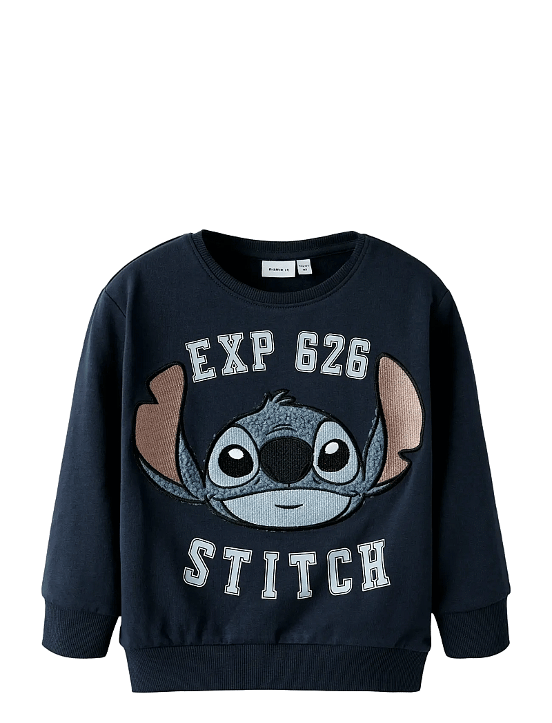 name it - NMMONUR STITCH NREG SWEAT BRU WDI - sweatshirts - navy blazer - 1