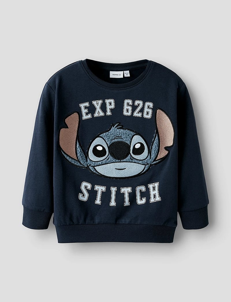 name it - NMMONUR STITCH NREG SWEAT BRU WDI - sweatshirts - navy blazer - 0