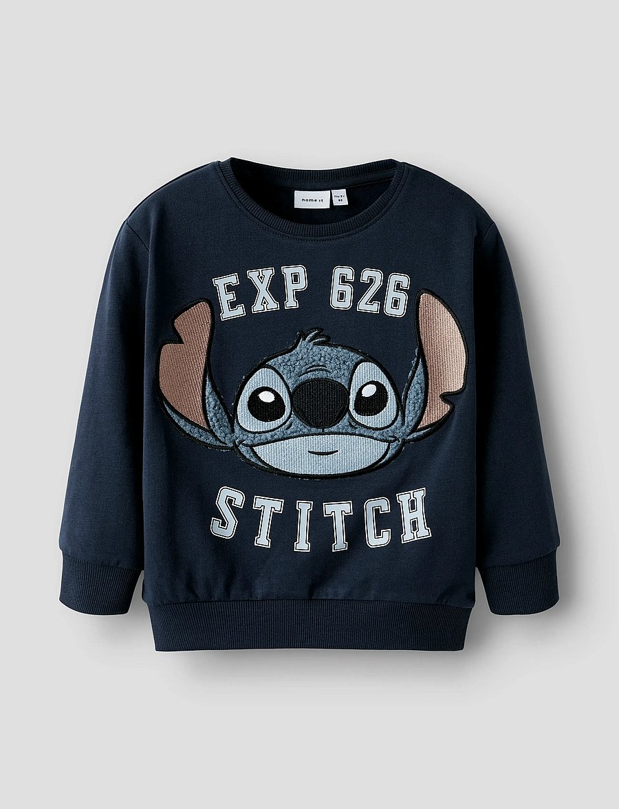 name it - NMMONUR STITCH NREG SWEAT BRU WDI - sweatshirts - navy blazer - 0